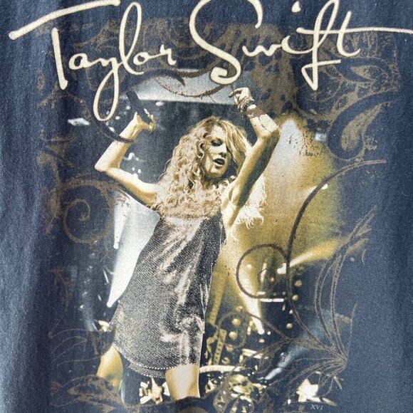 Taylor Swift Y2K 2009 Fearless tour Merch T-shirt , black, Size S - Picture 8 of 9